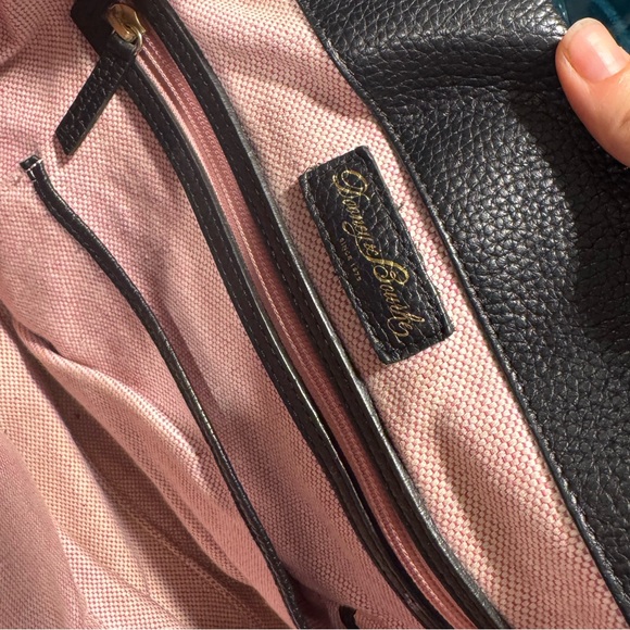 Dooney & Bourke Black Leather Hobo Bag - Picture 5 of 8